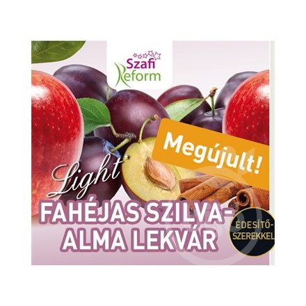 Szafi Reform lekvár fahéjas szilva-alma 350 g