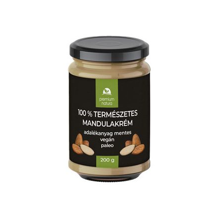 PREMIUM NATURA 100% MENTES TERMÉSZETES MANDULAKRÉM 200 G