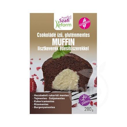 Szafi Reform csokoládé ízű muffin lisztkeverék 280 g