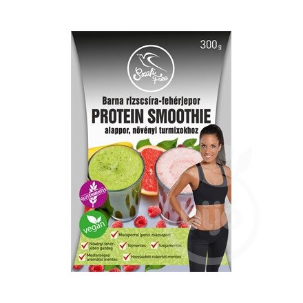 Szafi Free barna rizscsíra-fehérjepor protein smoothie alap 300 g