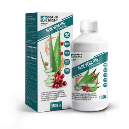 Natur Tanya® ALOE VERA ITAL TŐZEGÁFONYÁS, ERDEI GYÜMÖLCSÖS 1000ml