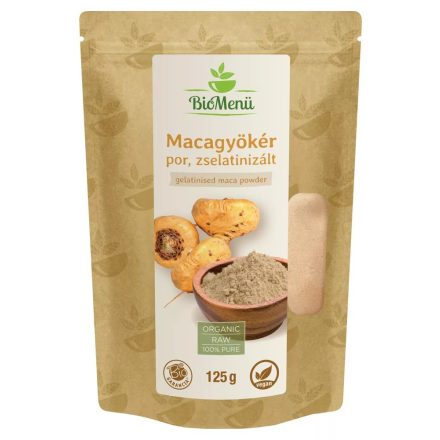 BioMenü BIO macagyökér por zselatinizált 125 g