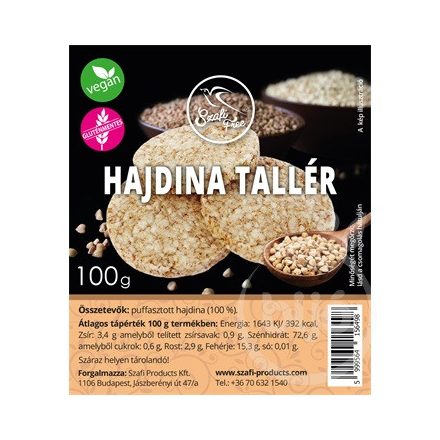 Szafi Free hajdinatallér 100 g