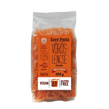 ÉDEN PRÉMIUM EASY PASTA VÖRÖSLENCSE TÉSZTA ORSÓ 200 G