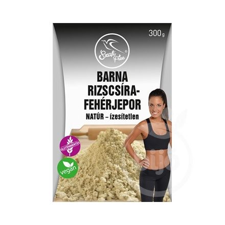 Szafi Free barna rizscsíra-fehérjepor natúr- ízesítetlen 300 g