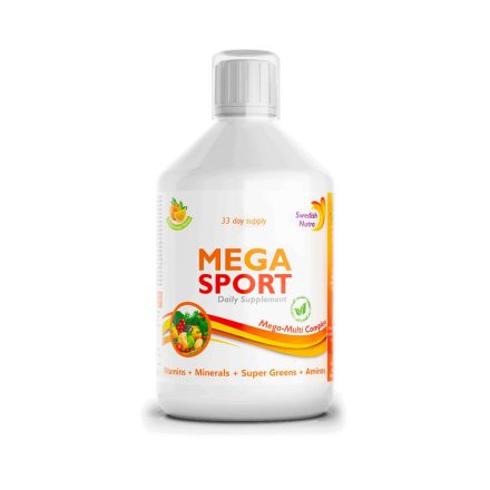 Swedish Nutra Mega Sport folyékony vitamin 500ml