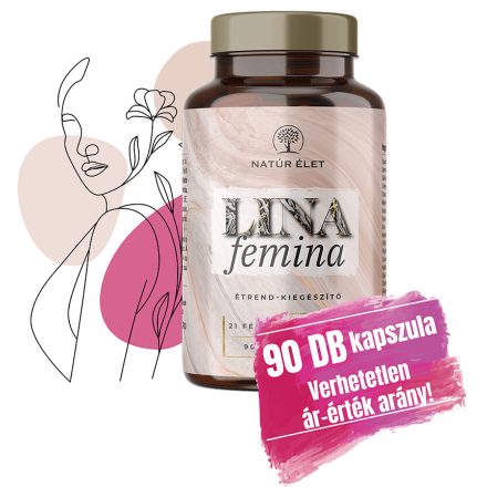 Natúr Élet Linafemina - 90 db gyógynövény kapszula