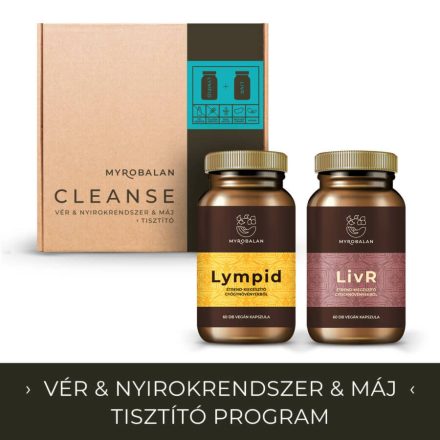 CLEANSE - vér & nyirokrendszer & máj tisztító program