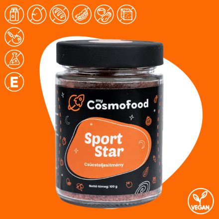 myCosmofood Sport Star gyümölcskristály - Csúcsteljesítmény! 100 g